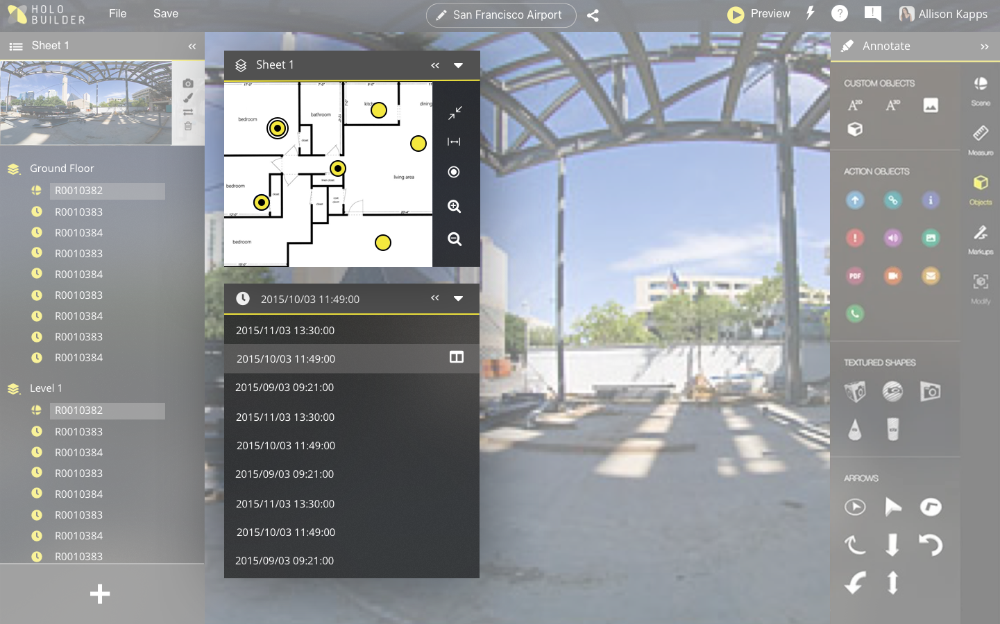 Selecting a timestamp