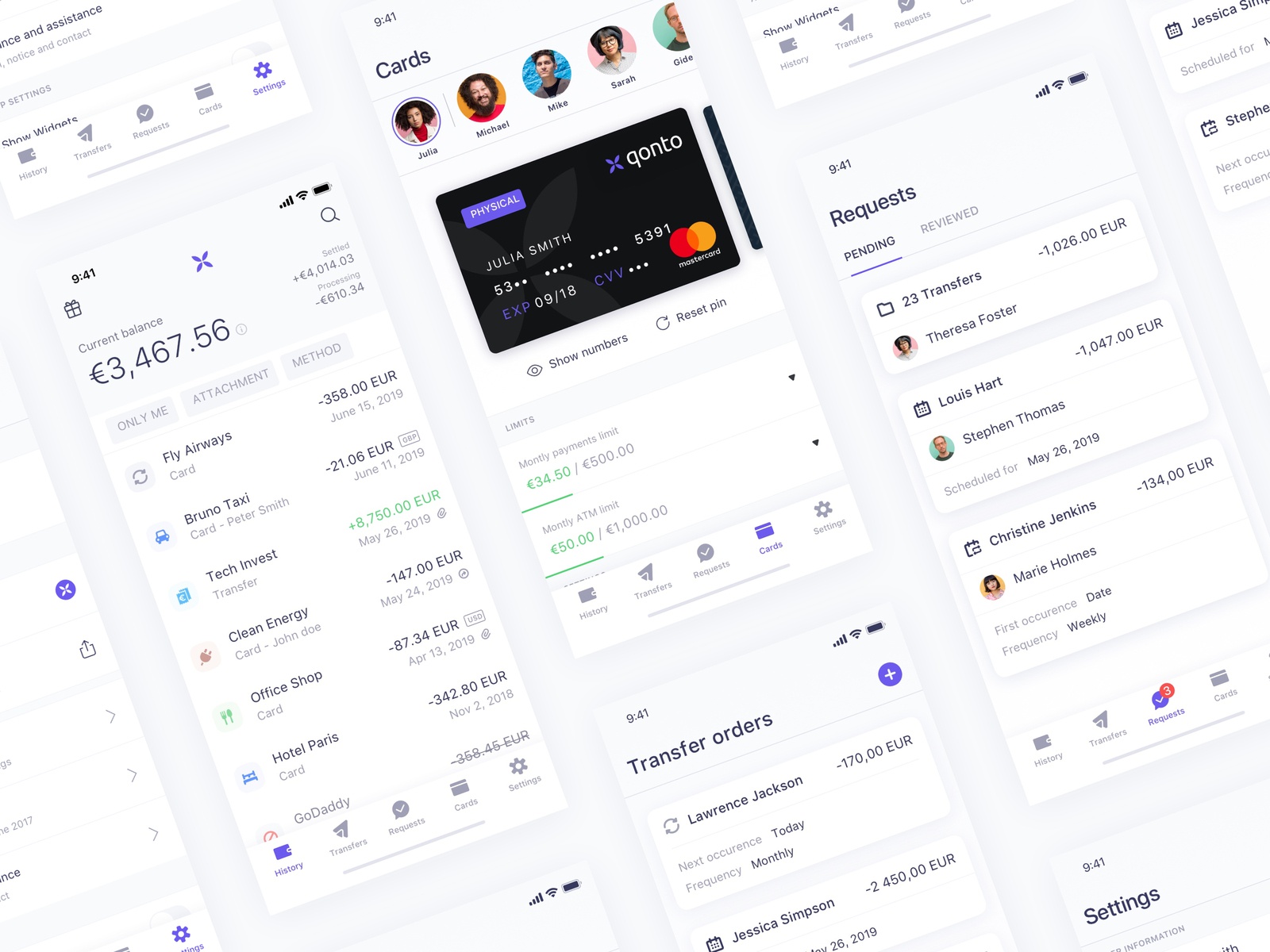 Expense management for banking