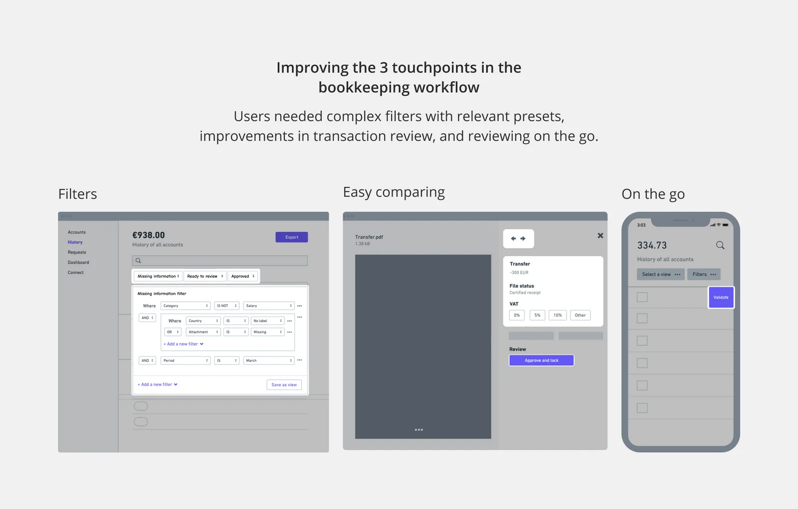 User preferences overview
