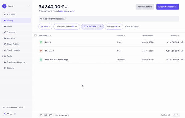 Micro-interaction animation