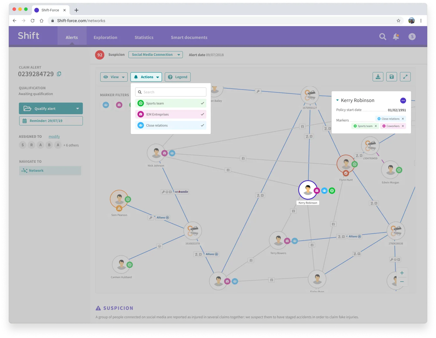 Adding markers